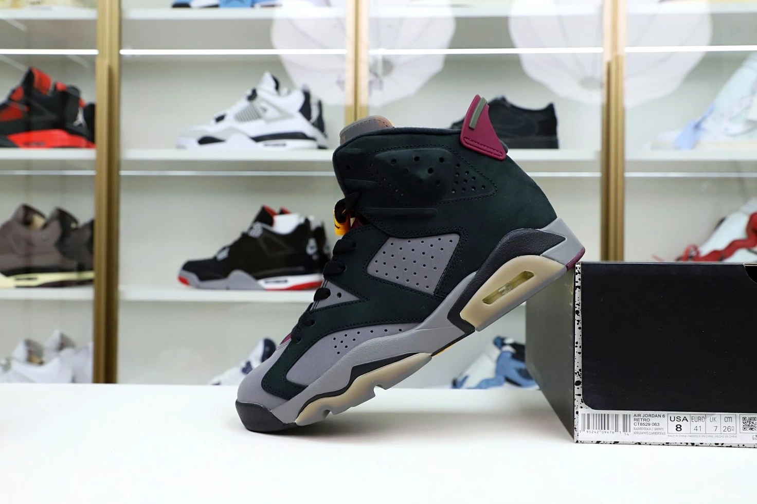 RETRO JORDAN AIR 6 BORDEAUX 0810